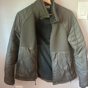 XS Champion Womens Olive Green Puffer Jacket